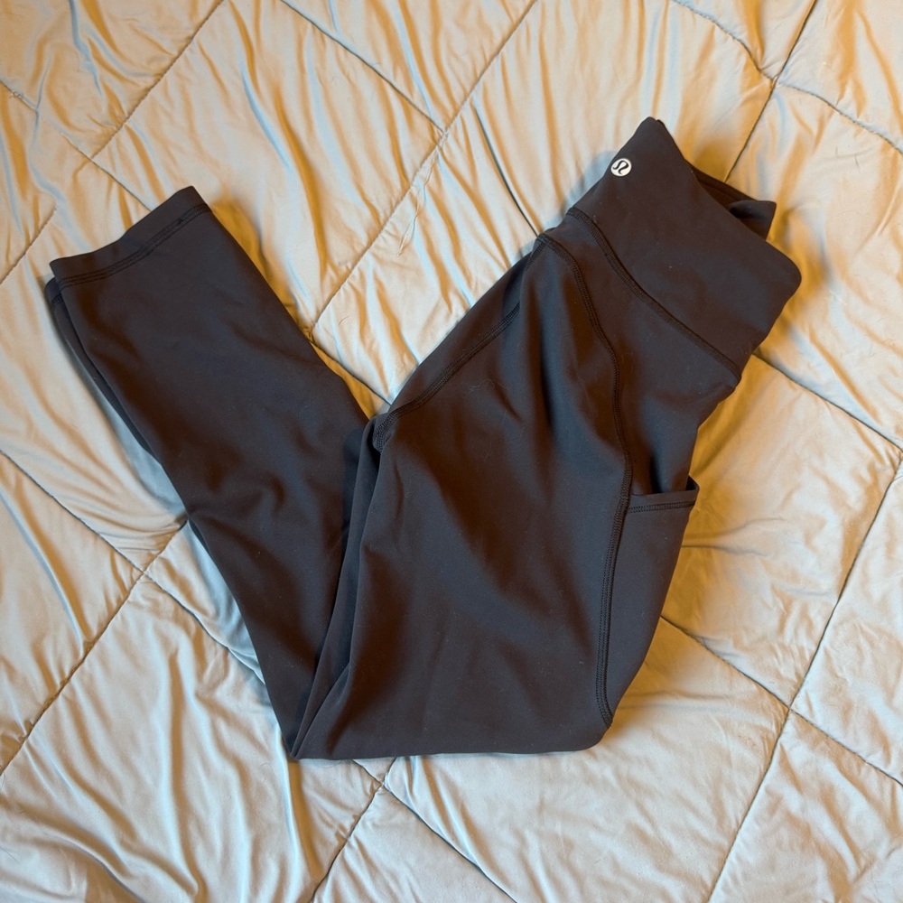 Lululemon Athletica Dark Gray Leggings